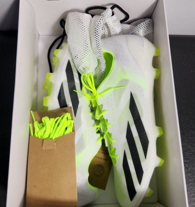Adidas Crazyfast Fg Size 12 Cloud White Soccer Cleats