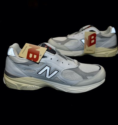 Nb Teddy Santis 990 Tg3 Made In Usa Sea Salt White