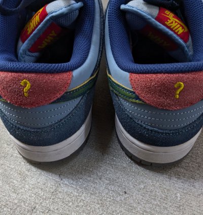 Nike Sb Dunk Low Pro Why So Sad Blue Suede Dx5549-400