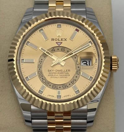 Rolex Sky-dweller Stahlgold Jubilee