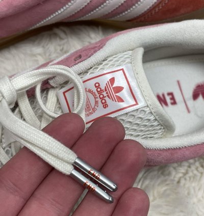 Adidas End Indoor Gazelle Laundromat Pink White Size 12