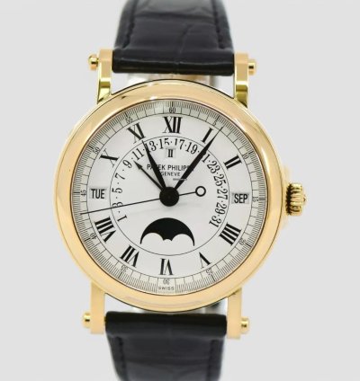 Patek Philippe Perpetual Calendar Retrograde 5059j Perpetual Calendar 18k Yellow Gold