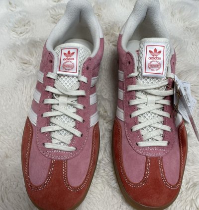 Adidas End Indoor Gazelle Laundromat Pink White Size 12