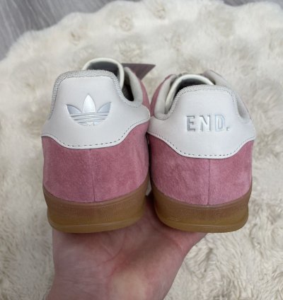 Adidas End Indoor Gazelle Laundromat Pink White Size 12