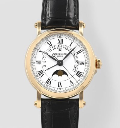 Patek Philippe Perpetual Calendar Retrograde 5059j Perpetual Calendar 18k Yellow Gold Full Set