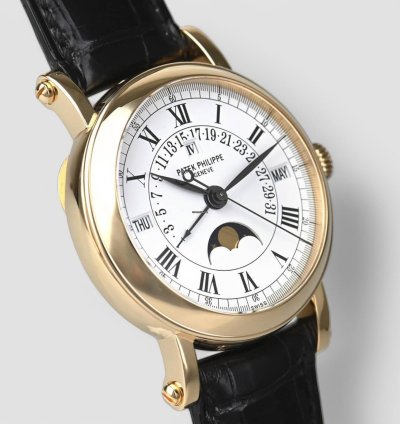 Patek Philippe Perpetual Calendar Retrograde 5059j Perpetual Calendar 18k Yellow Gold Full Set