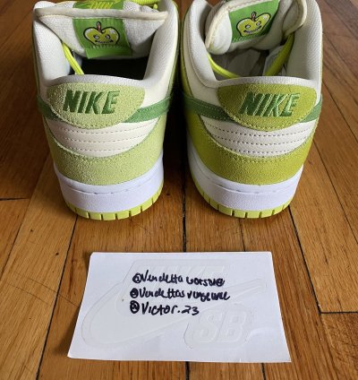 Nike Sb Dunk Low Proto Sample Green Apple Fruit Pack 1 1 Us9