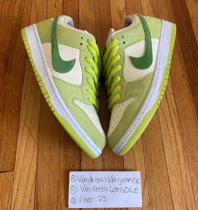 Nike Sb Dunk Low Proto Sample Green Apple Fruit Pack 1 1 Us9