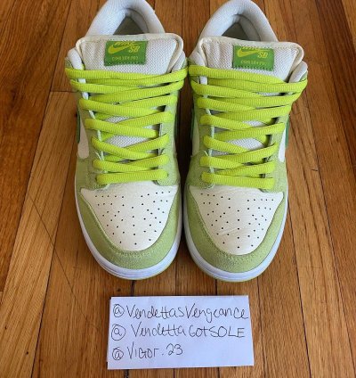 Nike Sb Dunk Low Proto Sample Green Apple Fruit Pack 1 1 Us9