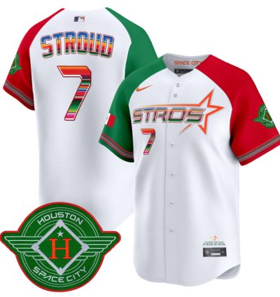 Cj Stroud Jersey 7 Astros 2025 City Connect Mexico Vapor Premier Limited Stitched Alternate