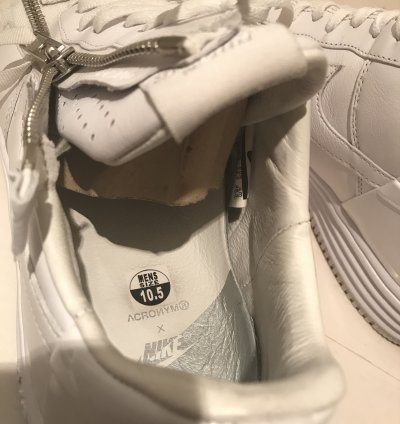 Nike Acronym Lunar Force 1 White 10 5 Us