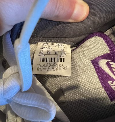 Nike Sb Dunk Low Purple Pigeon 2006