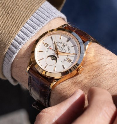 Patek Philippe Perpetual Calendar Retrograde Perpetual Calendar In 18k Rose Gold Box And Paper Set