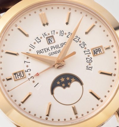Patek Philippe Perpetual Calendar Retrograde Perpetual Calendar In 18k Rose Gold Box And Paper Set