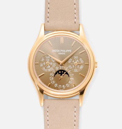 Patek Philippe Perpetual Calendar Rose Gold Brown 5140r-001 2014 Box And Papers