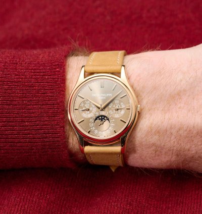 Patek Philippe Perpetual Calendar Rose Gold Brown 5140r-001 2014 Box And Papers