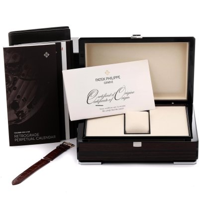 Patek Philippe Perpetual Calendar Rose Gold Mens Watch 5159 Box Papers