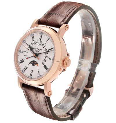 Patek Philippe Perpetual Calendar Rose Gold Mens Watch 5159 Box Papers