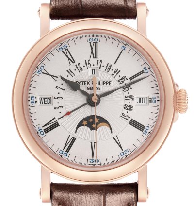 Patek Philippe Perpetual Calendar Rose Gold Mens Watch 5159 Box Papers