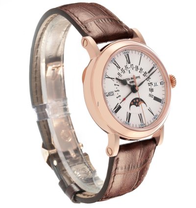 Patek Philippe Perpetual Calendar Rose Gold Mens Watch 5159 Box Papers