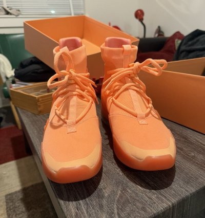 Nike Air Fear Of God 1 Orange Pulse