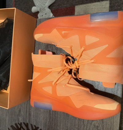 Nike Air Fear Of God 1 Orange Pulse