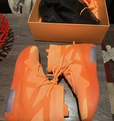 Nike Air Fear Of God 1 Orange Pulse