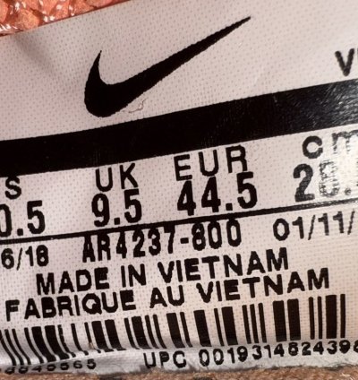 Nike Air Fear Of God 1 Orange Pulse