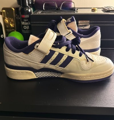 Adidas Forum 84 Low Off White Collegiate Purple Gw2009