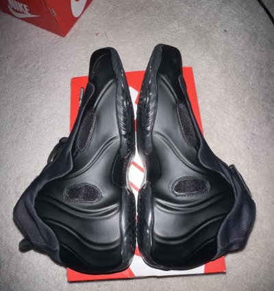 Nike Air Flightposite Triple Black Size 11 Like New