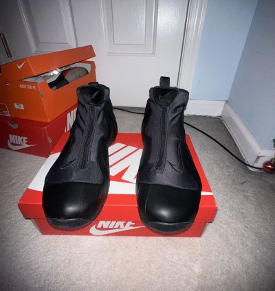 Nike Air Flightposite Triple Black Size 11 Like New