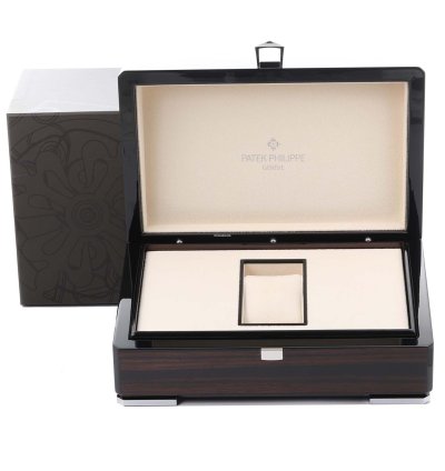 Patek Philippe Perpetual Calendar White Gold Silver Dial Mens Watch 5159