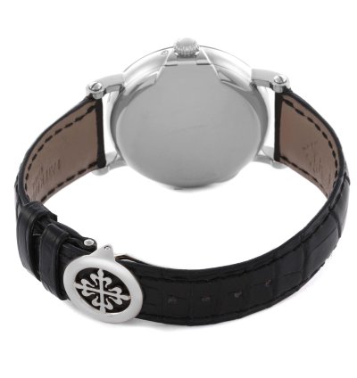Patek Philippe Perpetual Calendar White Gold Silver Dial Mens Watch 5159