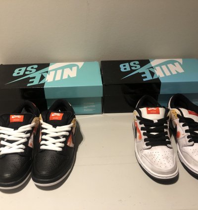 Nike Sb Dunk Low Raygun Tie Dye Black