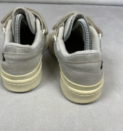 Adidas Forum Low Mens Off White Silver Metallic Sneakers 5 5