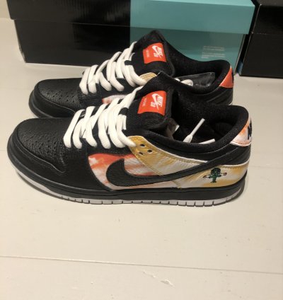 Nike Sb Dunk Low Raygun Tie Dye Black