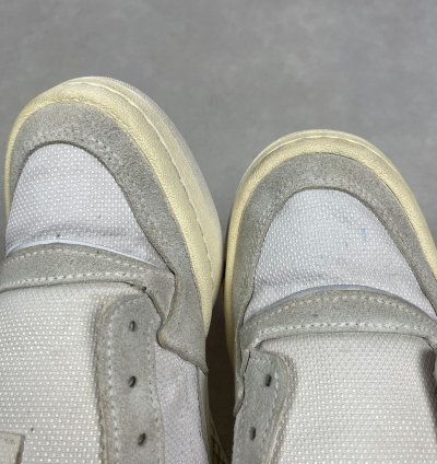 Adidas Forum Low Mens Off White Silver Metallic Sneakers 5 5