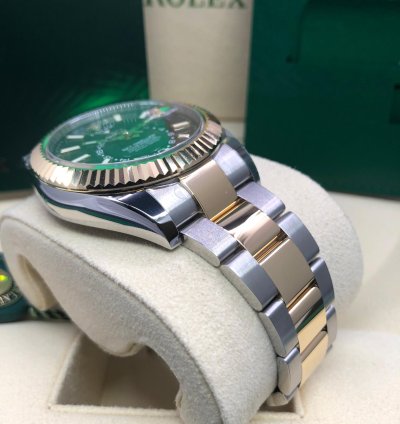 Rolex Sky-dweller Stainless Steel Yellow Gold Black Dial 2022