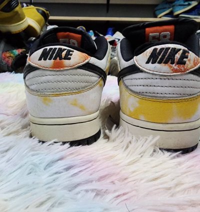 Nike Sb Dunk Low Raygun Tie Dye White
