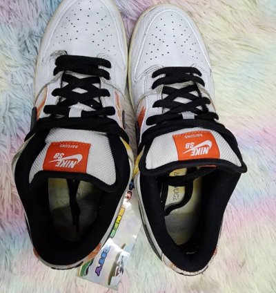 Nike Sb Dunk Low Raygun Tie Dye White