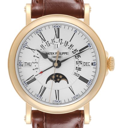 Patek Philippe Perpetual Calendar Yellow Gold Mens Watch 5159 Box Papers
