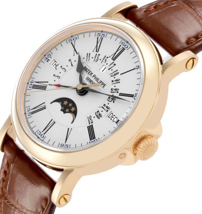 Patek Philippe Perpetual Calendar Yellow Gold Mens Watch 5159 Box Papers