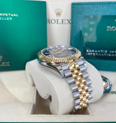 Rolex Sky-dweller Stainless Steel Yellow Gold Black Dial Jubilee 2023