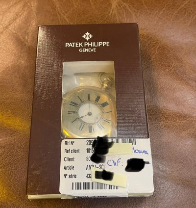 Patek Philippe Pocket Watch 1848 Gondolo First Series Full Set For Collector 18kt Unique
