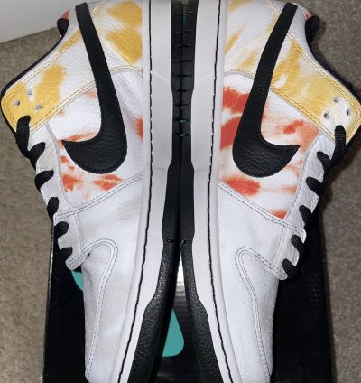 Nike Sb Dunk Low Raygun Tie-dye White