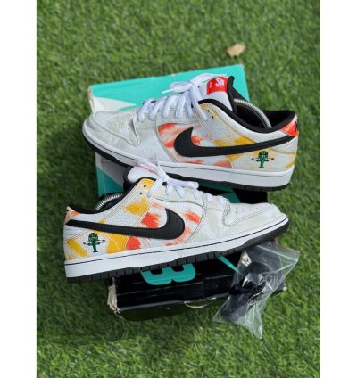 Nike Sb Dunk Low Raygun Tie-dye White Size 9 5