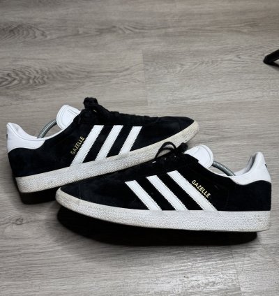 Adidas Gazelle - Core Black Cloud White Gold 2018