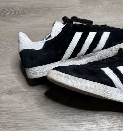 Adidas Gazelle - Core Black Cloud White Gold 2018