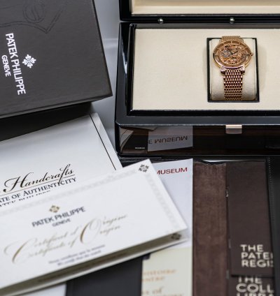 Patek Philippe Rare Handcrafts 5180 1r Calatrava Skeleton Full Set 2019 Caliber 240 Squ