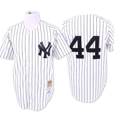New York Yankees Reggie Jackson White 1977 Throwback Jersey